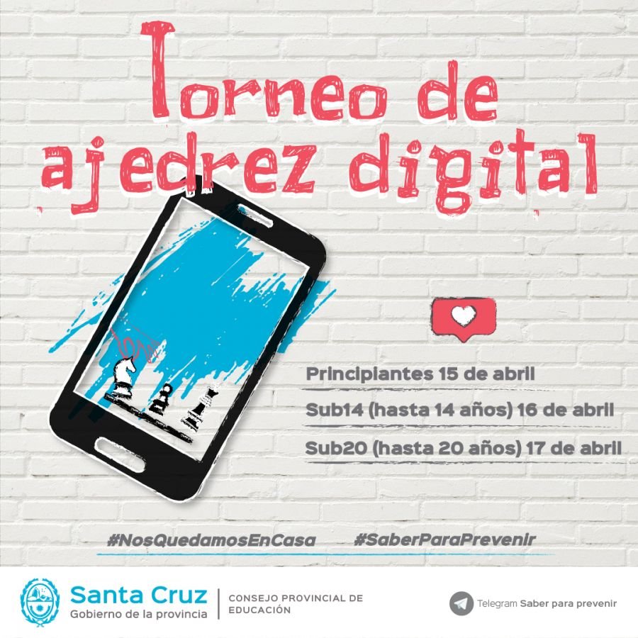 Torneo de Ajedrez virtual iniciará la próxima semana en “Juegos y Entretenimientos”