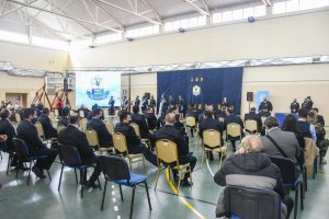 Alicia encabezó el acto central del Aniversario 137° de la Policía de Santa Cruz
