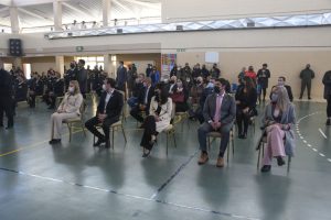 Alicia encabezó el acto central del Aniversario 137° de la Policía de Santa Cruz