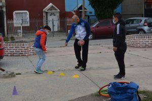 El Gobierno realizó una jornada de vacunación y recreación en el barrio 240 de Río Gallegos
