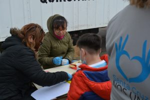 El Gobierno realizó una jornada de vacunación y recreación en el barrio 240 de Río Gallegos