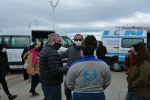 El Gobierno realizó una jornada de vacunación y recreación en el barrio 240 de Río Gallegos