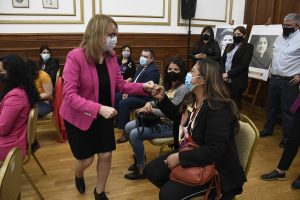 Alicia encabezó el acto por el Día Internacional de la Eliminación de la Violencia Contra la Mujer