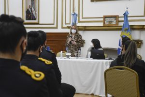 Alicia acompañó la capacitación de sensibilización en Atención Comunitaria con Perspectiva de Género