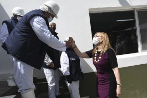 Alicia participó de la inauguración de las plantas de tratamiento de efluentes en Río Gallegos
