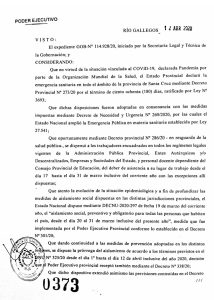 Alicia firmó el Decreto que extiende en la provincia el aislamiento social, preventivo y obligatorio