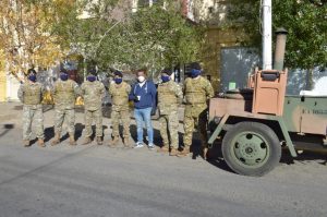 El Ejército Argentino acompaña a quienes “Nos cuidan”
