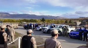 Las fuerzas de seguridad realizaron un homenaje al prefecto Ricardo Soto