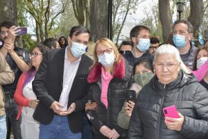 Alicia participó de la inauguración de la remodelación de la Plaza San Martín de Río Gallegos
