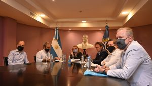 Alicia firmó convenios con ENOHSA para realizar obras de agua y saneamiento en la provincia