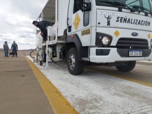 Finalizaron trabajo de señalización en el Aeropuerto de San Julián