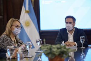 Alicia abordó la agenda ambiental de Santa Cruz junto al ministro de Ambiente de la Nación