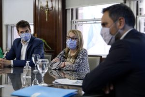 Alicia abordó la agenda ambiental de Santa Cruz junto al ministro de Ambiente de la Nación