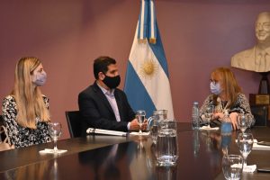 Alicia recibió al director de la Agencia Nacional de Discapacidad en Casa de Santa Cruz
