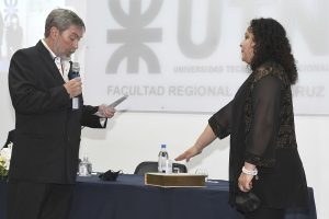 Alicia participó del acto de asunción de las autoridades de UTN Facultad Regional Santa Cruz