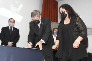 Alicia participó del acto de asunción de las autoridades de UTN Facultad Regional Santa Cruz