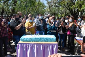 Alicia participó del acto de inauguración del 136º Paseo Aniversario de Río Gallegos