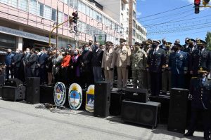 Alicia encabezó los actos en el marco del 136° aniversario de Río Gallegos