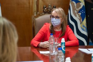 Alicia recibió a la presidenta de la Cámara Mujeres Patagonia Sur