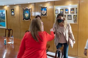 Alicia recibió a la presidenta de la Cámara Mujeres Patagonia Sur
