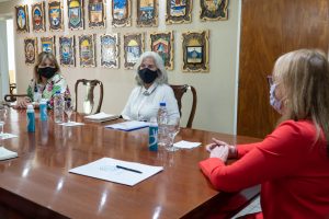 Alicia recibió a la presidenta de la Cámara Mujeres Patagonia Sur