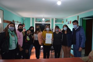 Acompañan la construcción de la sede de la Junta Vecinal del Barrio “Néstor Kirchner”