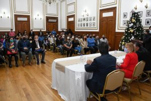 Alicia encabezó el acto de entrega de equipamiento a emprendedorxs de la Economía Social