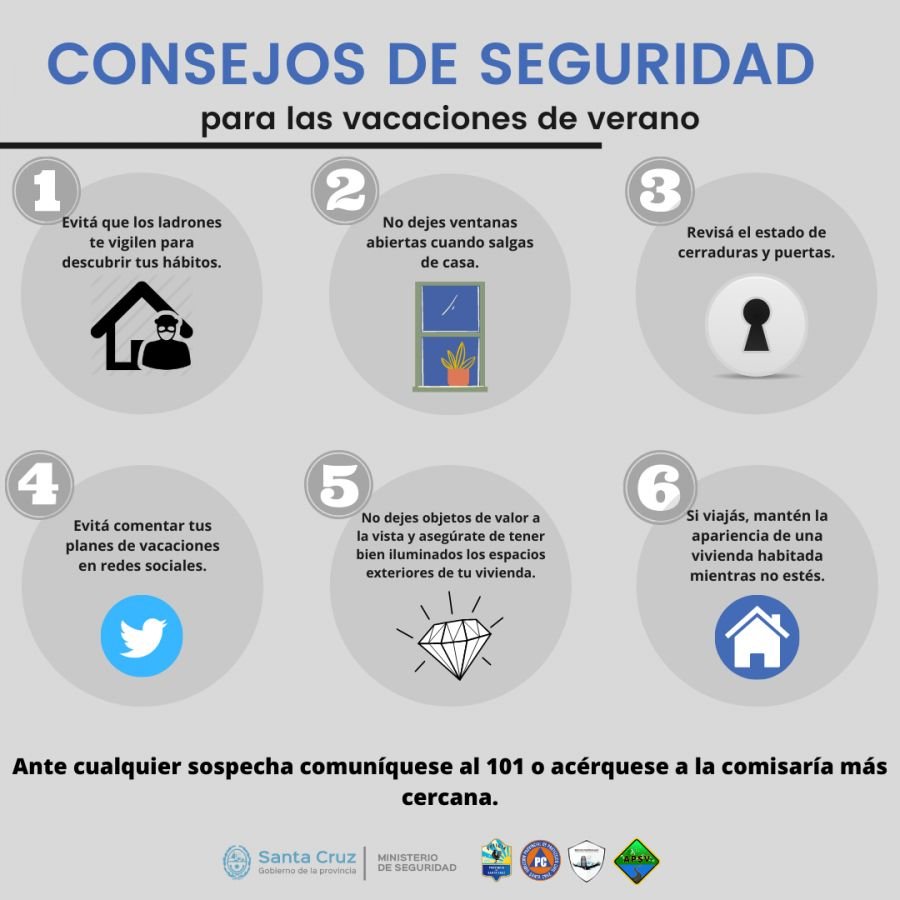 Seguridad trabaja en la prevención de delitos en la temporada de verano