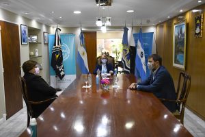 Alicia se reunió con la responsable del Municipio de Puerto Deseado para avanzar en proyectos en común