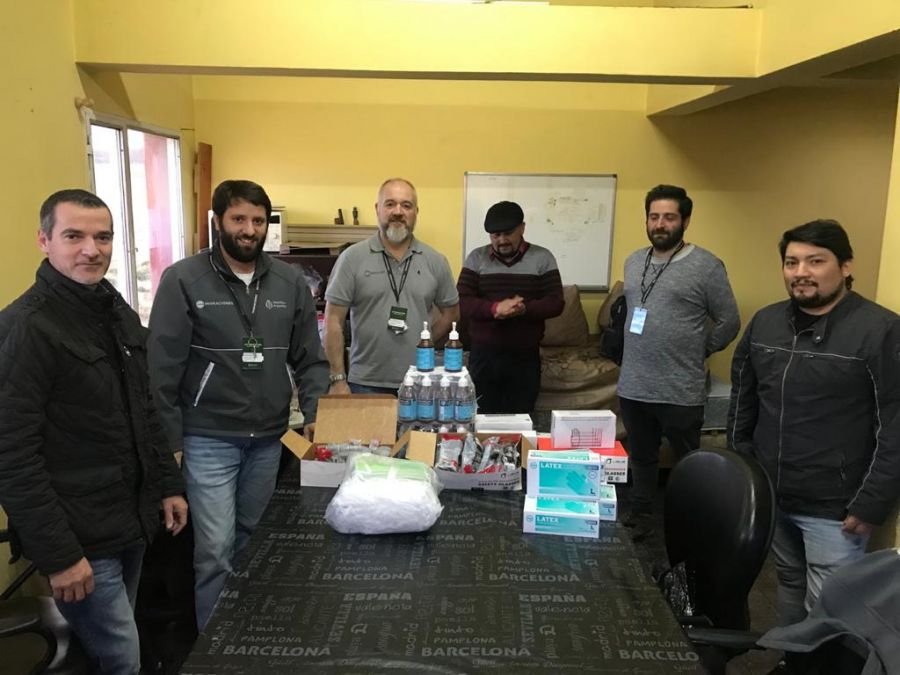 Salud entregó elementos de bioseguridad en el Paso de Integración Austral