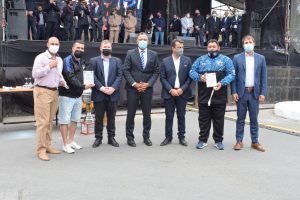 El Gobierno de Santa Cruz acompañó lo actos centrales del 74º Aniversario de Los Antiguos