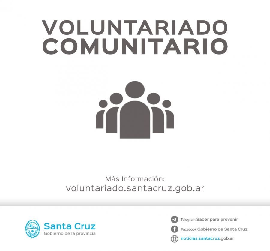 Continúa abierto el Voluntariado Comunitario