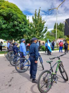 Se realizó la entrega de equipamiento para personal policial de Los Antiguos