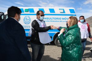 Autoridades Provinciales y el Municipio de El Calafate destacan el buen nivel de vacunación contra el COVID
