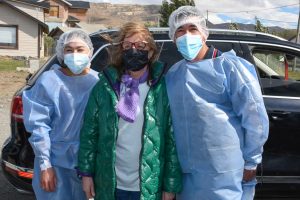 Autoridades Provinciales y el Municipio de El Calafate destacan el buen nivel de vacunación contra el COVID