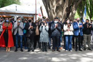 Alicia encabezó el acto por el 145º Aniversario del Lago Argentino