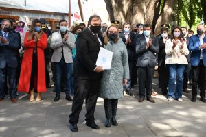Alicia encabezó el acto por el 145º Aniversario del Lago Argentino