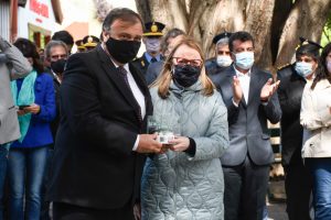 Alicia encabezó el acto por el 145º Aniversario del Lago Argentino