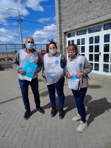 Jornada integral de vacunación en escuelas y barrios de Río Gallegos