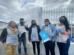 Jornada integral de vacunación en escuelas y barrios de Río Gallegos