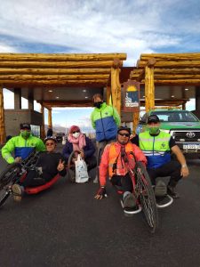 Seguridad acompañó la travesía de Aníbal “Coco” Urbano