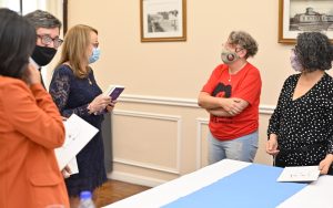 Alicia se reunió con la Comisión Organizadora de la  Conmemoración de los 100 años de las Putas de San Julián