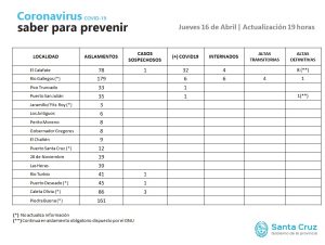 Saber para prevenir | Jueves 16 de abril | Actualización 19 horas