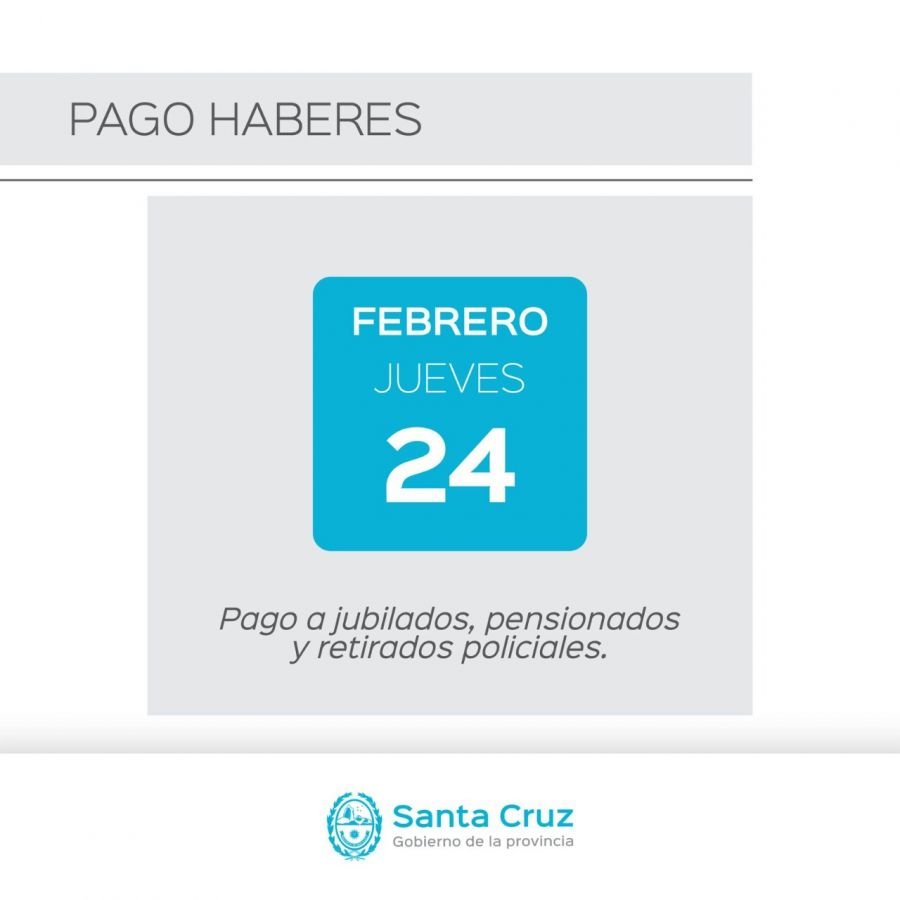 Este jueves se acreditarán los haberes de febrero a jubilados y jubiladas de la provincia