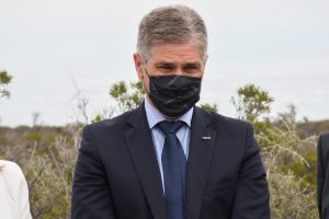 Alicia encabezó la inauguración del Parque Eólico en Cañadón Seco