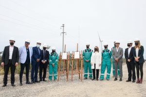 Alicia encabezó la inauguración del Parque Eólico en Cañadón Seco