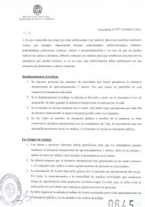 Nadalich se refirió a la Resolución 645 que refiere al levantamiento gradual del aislamiento