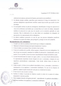 Nadalich se refirió a la Resolución 645 que refiere al levantamiento gradual del aislamiento