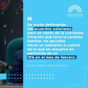 Alicia firmó el decreto que otorga el 15 por ciento de aumento para la Administración Pública Provincial
