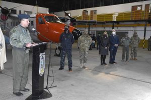 Alicia participó del acto de inauguración del Puente Aéreo Río Gallegos-Río Grande